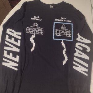 Custom, hand-made long-sleeve unisex tee-shirt